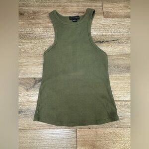 Banana Republic Khaki Green Tank Top